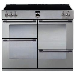 Stoves Sterling 1100Ei 110cm Electric Induction Range Cooker in Stainless Steel